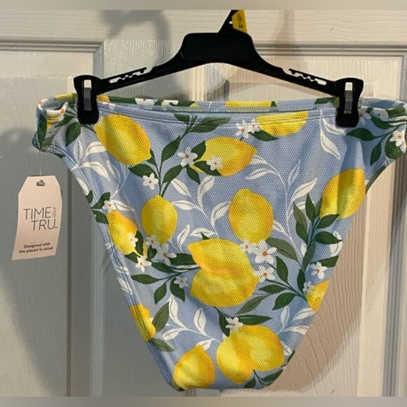 Time and Tru Women’s Floral Lemon Print Bikini Bottom! NWT! Size Large! - Picture 8 of 8